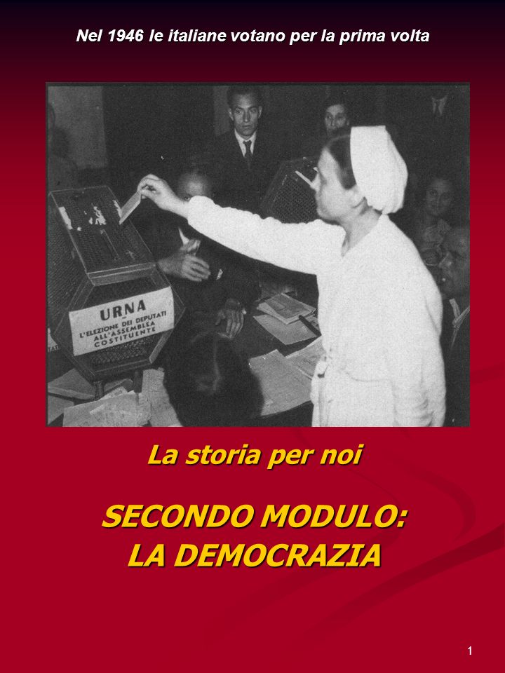 La Storia Per Noi Secondo Modulo La Democrazia Ppt Scaricare